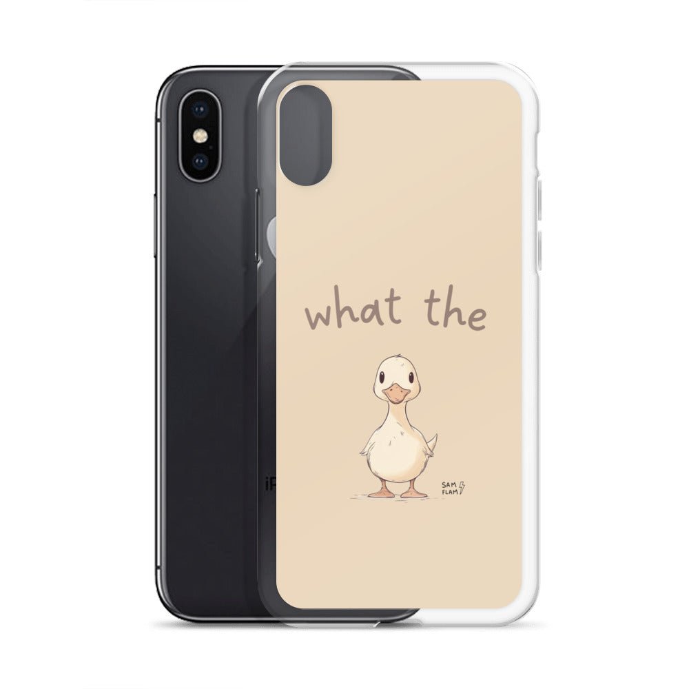 Clear Case for iPhone® "Duck" - Sam Flam