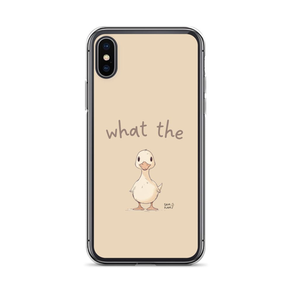 Clear Case for iPhone® "Duck" - Sam Flam