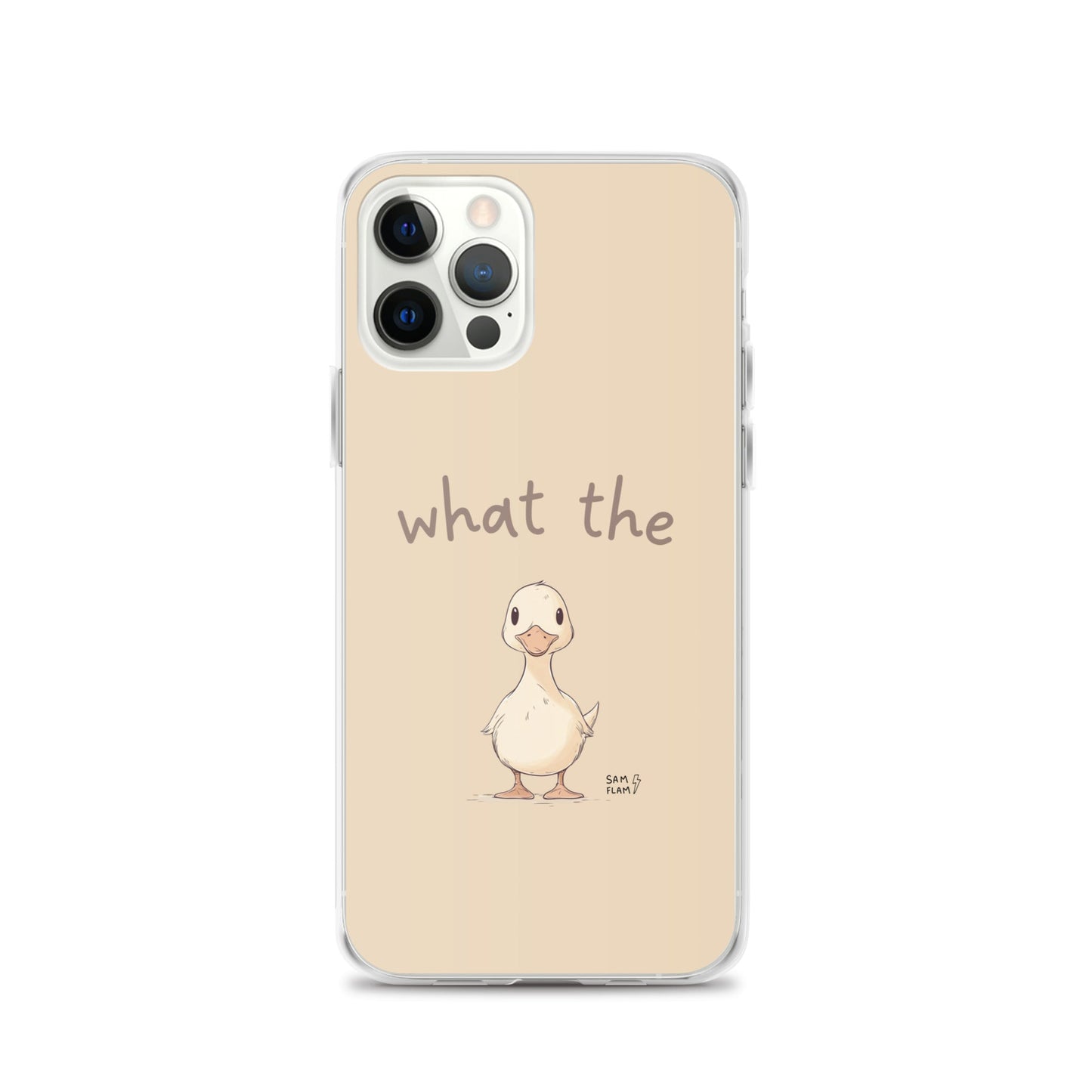 Clear Case for iPhone® "Duck" - Sam Flam