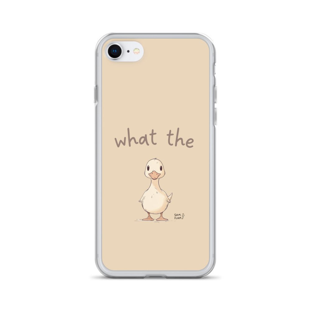 Clear Case for iPhone® "Duck" - Sam Flam
