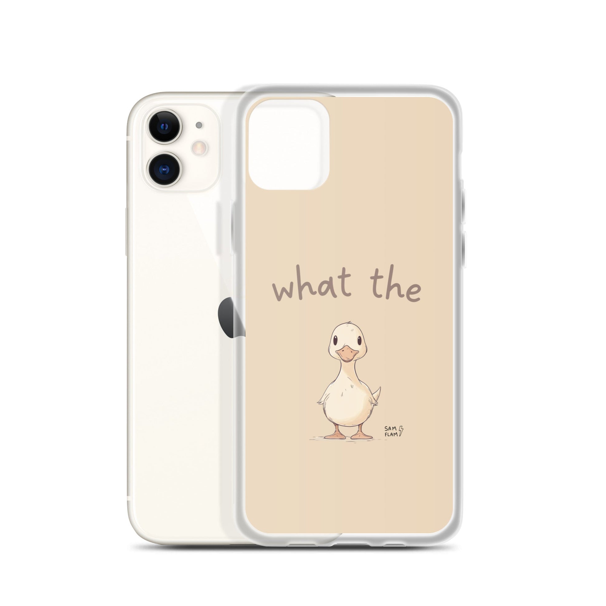 Clear Case for iPhone® "Duck" - Sam Flam