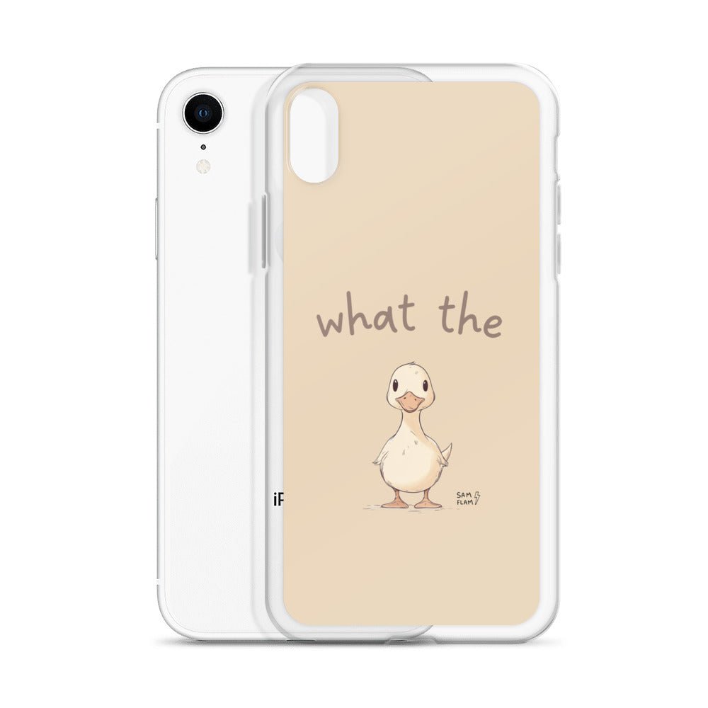 Clear Case for iPhone® "Duck" - Sam Flam