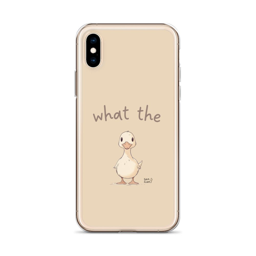 Clear Case for iPhone® "Duck" - Sam Flam