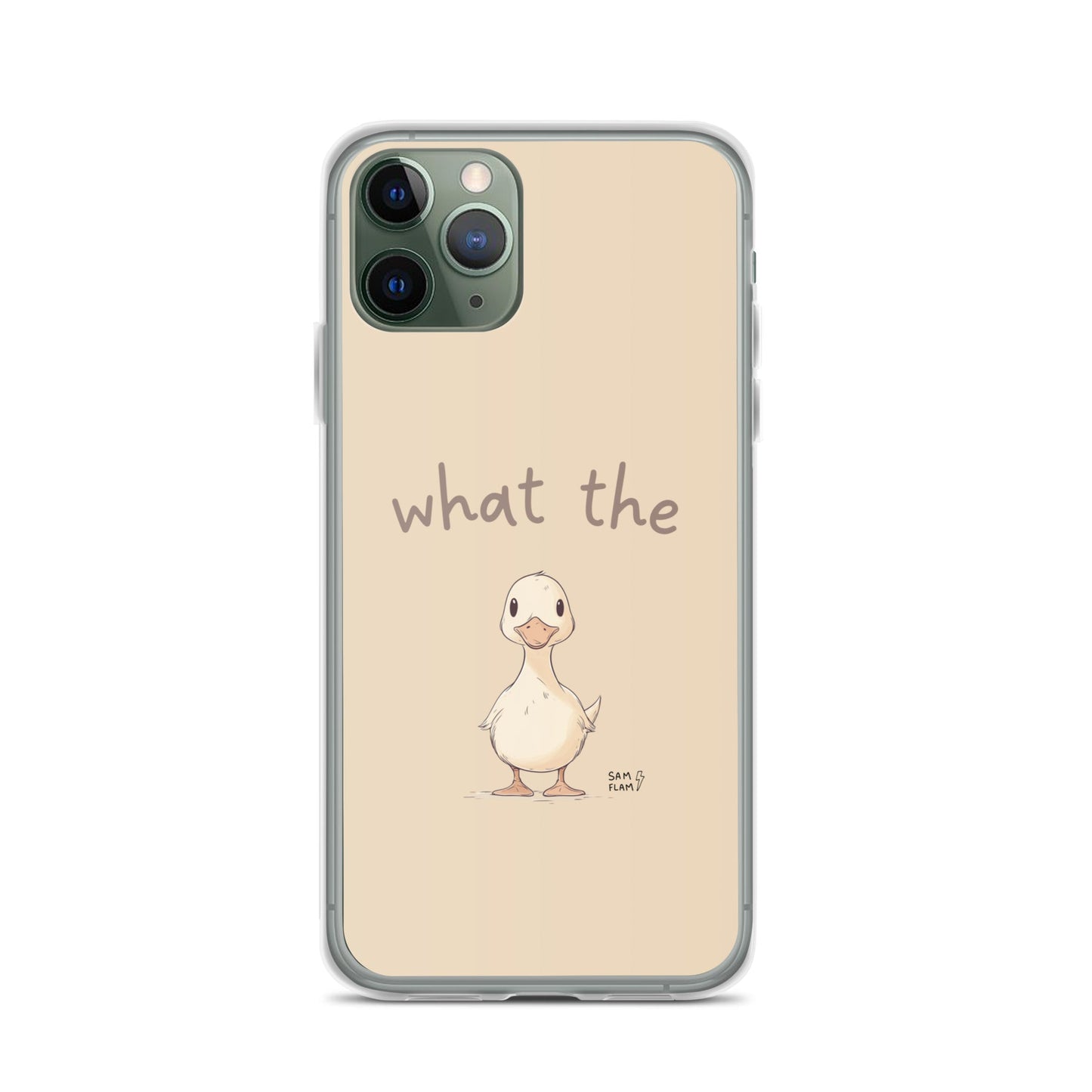 Clear Case for iPhone® "Duck" - Sam Flam