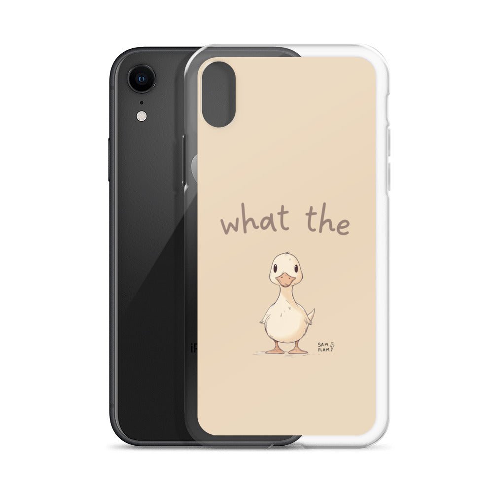 Clear Case for iPhone® "Duck" - Sam Flam