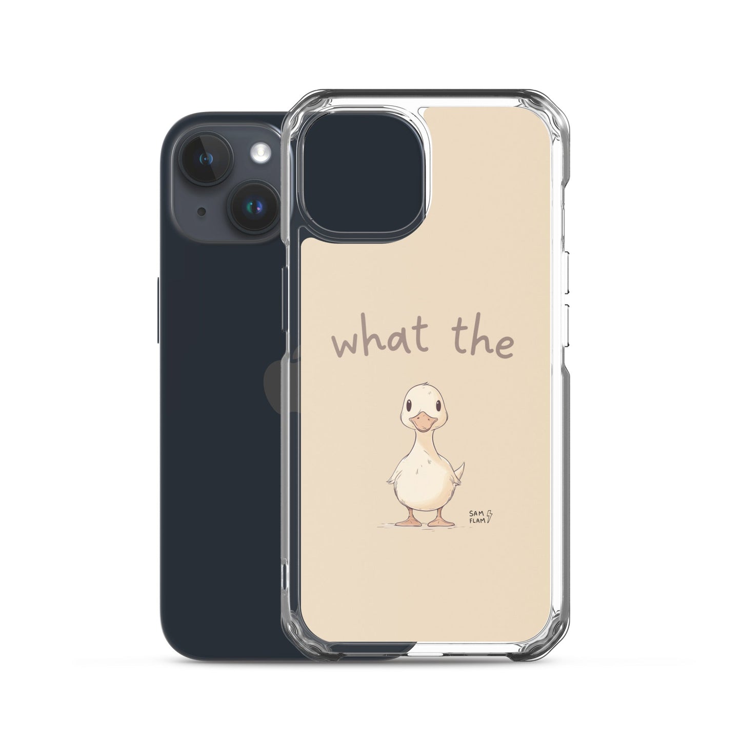 Clear Case for iPhone® "Duck" - Sam Flam