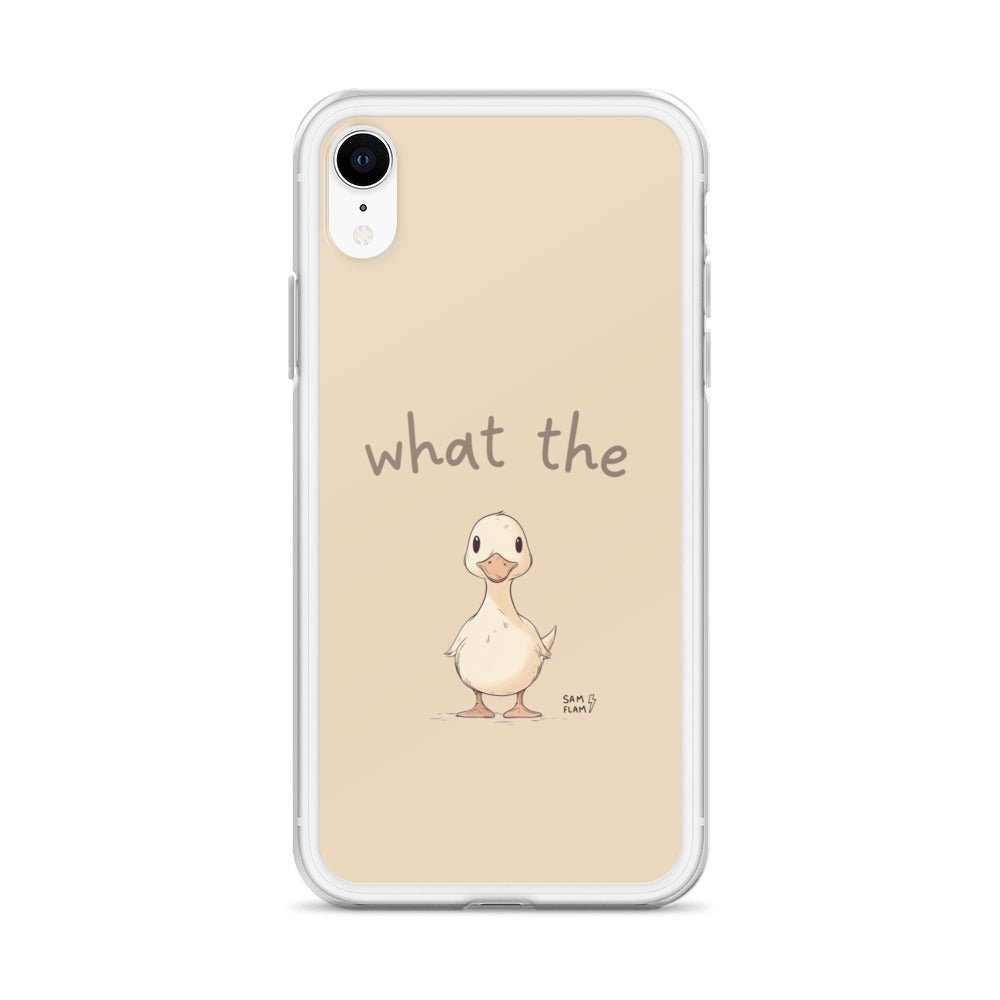 Clear Case for iPhone® "Duck" - Sam Flam