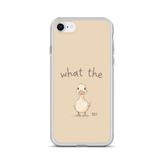 Clear Case for iPhone® "Duck" - Sam Flam