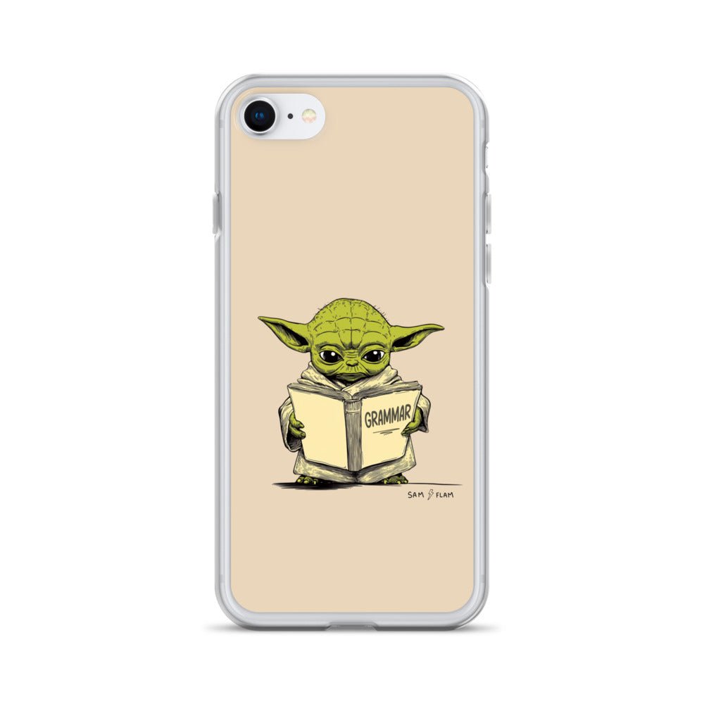Clear Case for iPhone® "Grammar" - Sam Flam