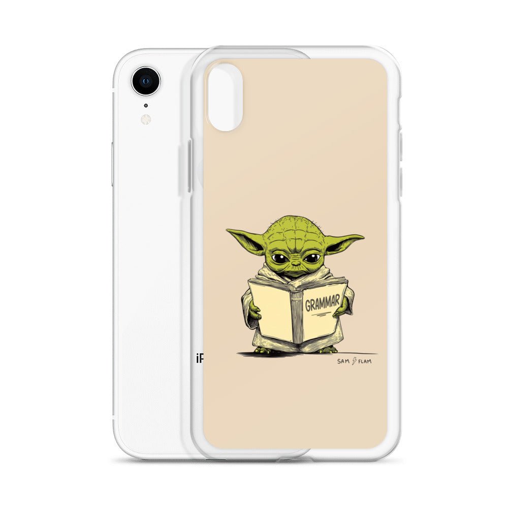 Clear Case for iPhone® "Grammar" - Sam Flam