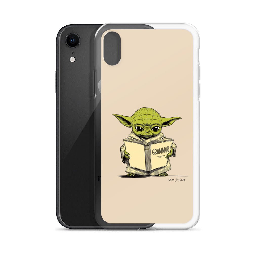 Clear Case for iPhone® "Grammar" - Sam Flam