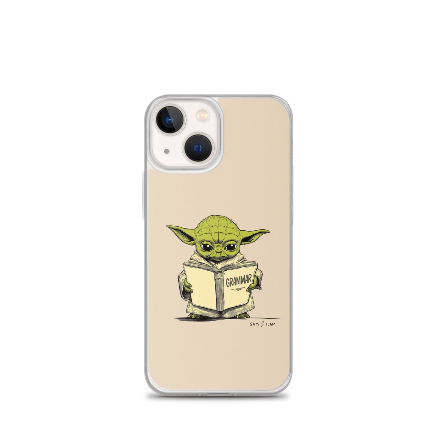 Clear Case for iPhone® "Grammar" - Sam Flam