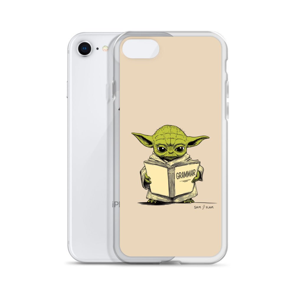 Clear Case for iPhone® "Grammar" - Sam Flam