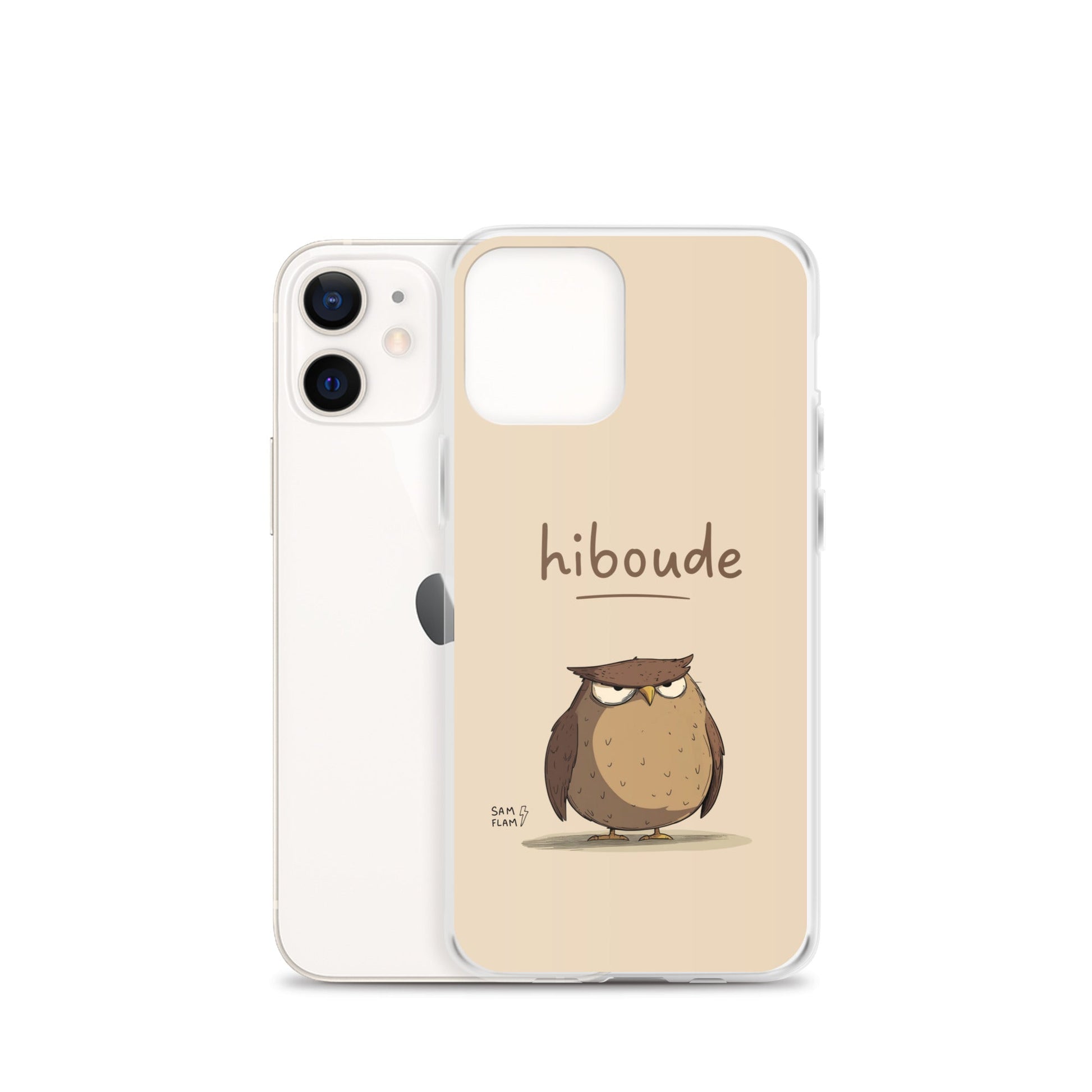 Clear Case for iPhone® "Hiboude" - Sam Flam