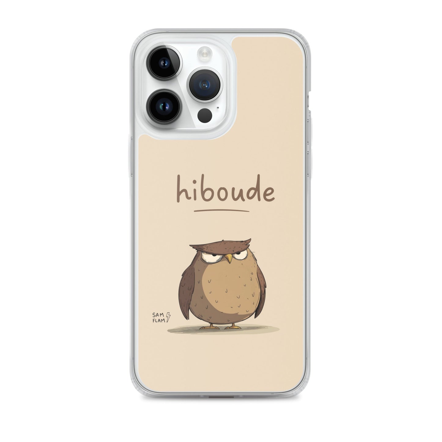 Clear Case for iPhone® "Hiboude" - Sam Flam