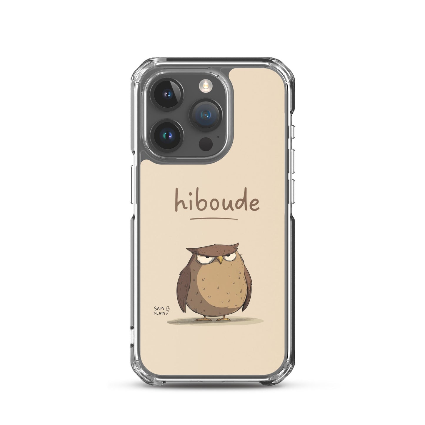 Clear Case for iPhone® "Hiboude" - Sam Flam