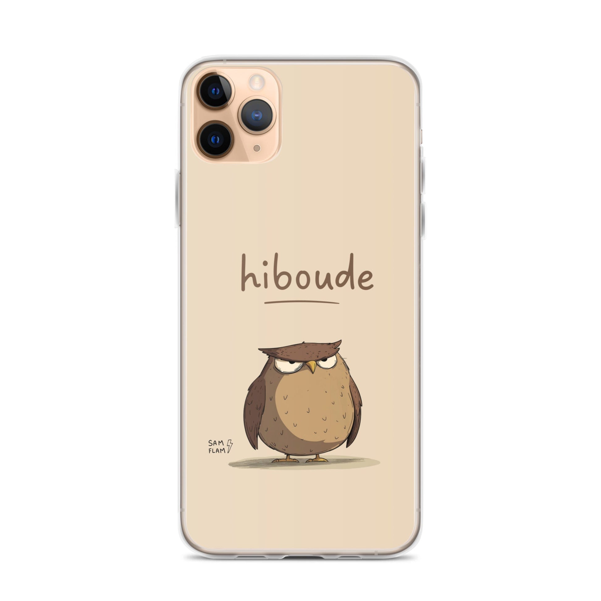 Clear Case for iPhone® "Hiboude" - Sam Flam