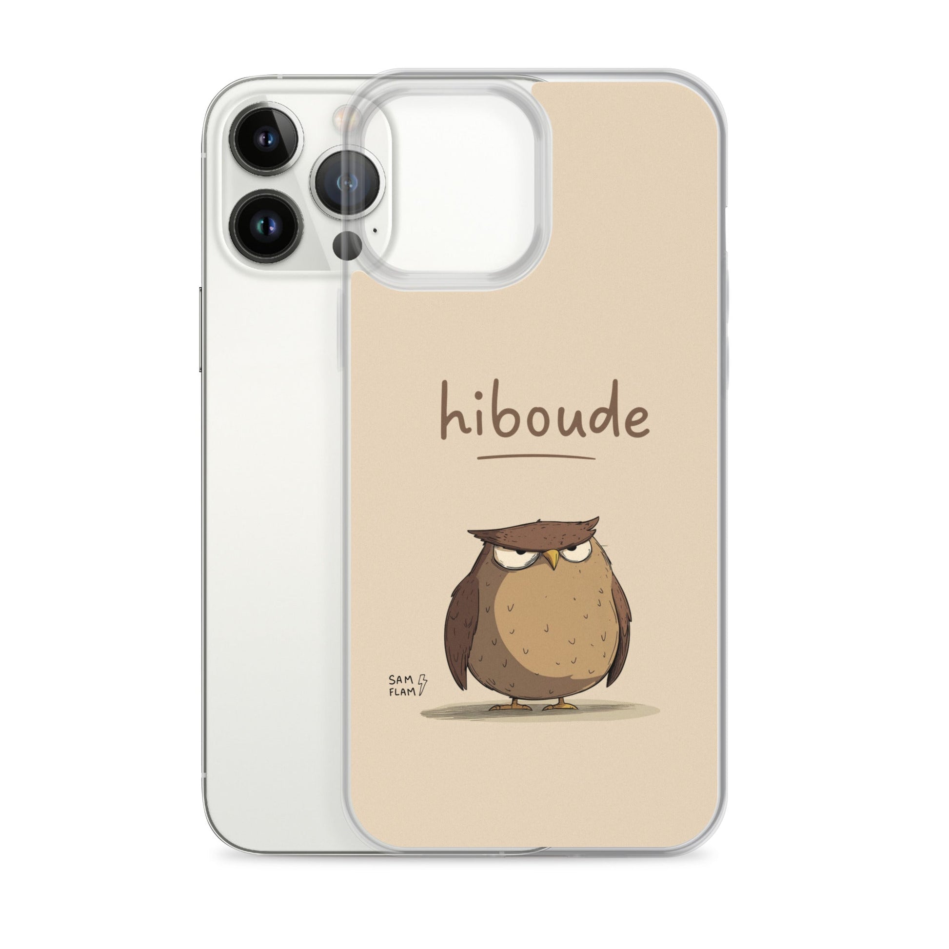 Clear Case for iPhone® "Hiboude" - Sam Flam