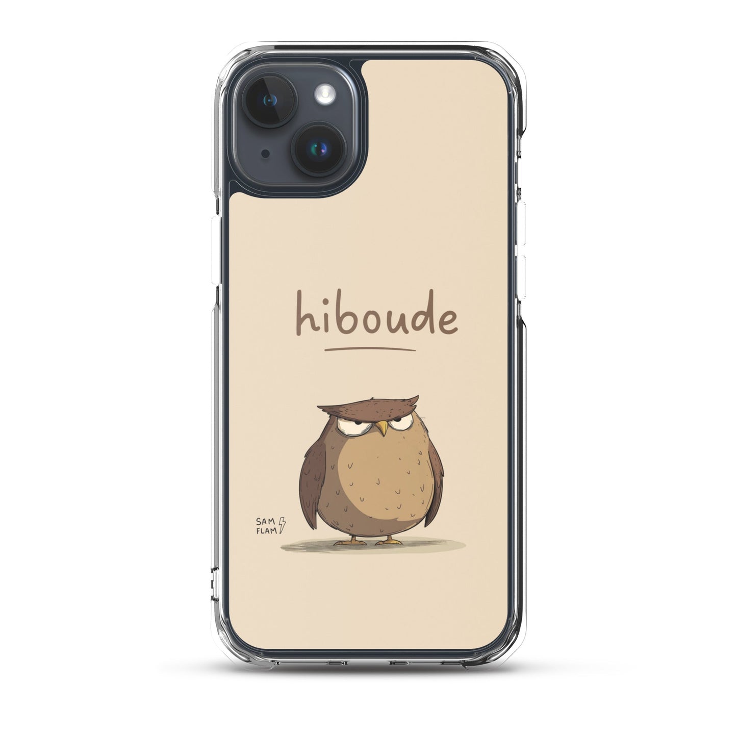 Clear Case for iPhone® "Hiboude" - Sam Flam