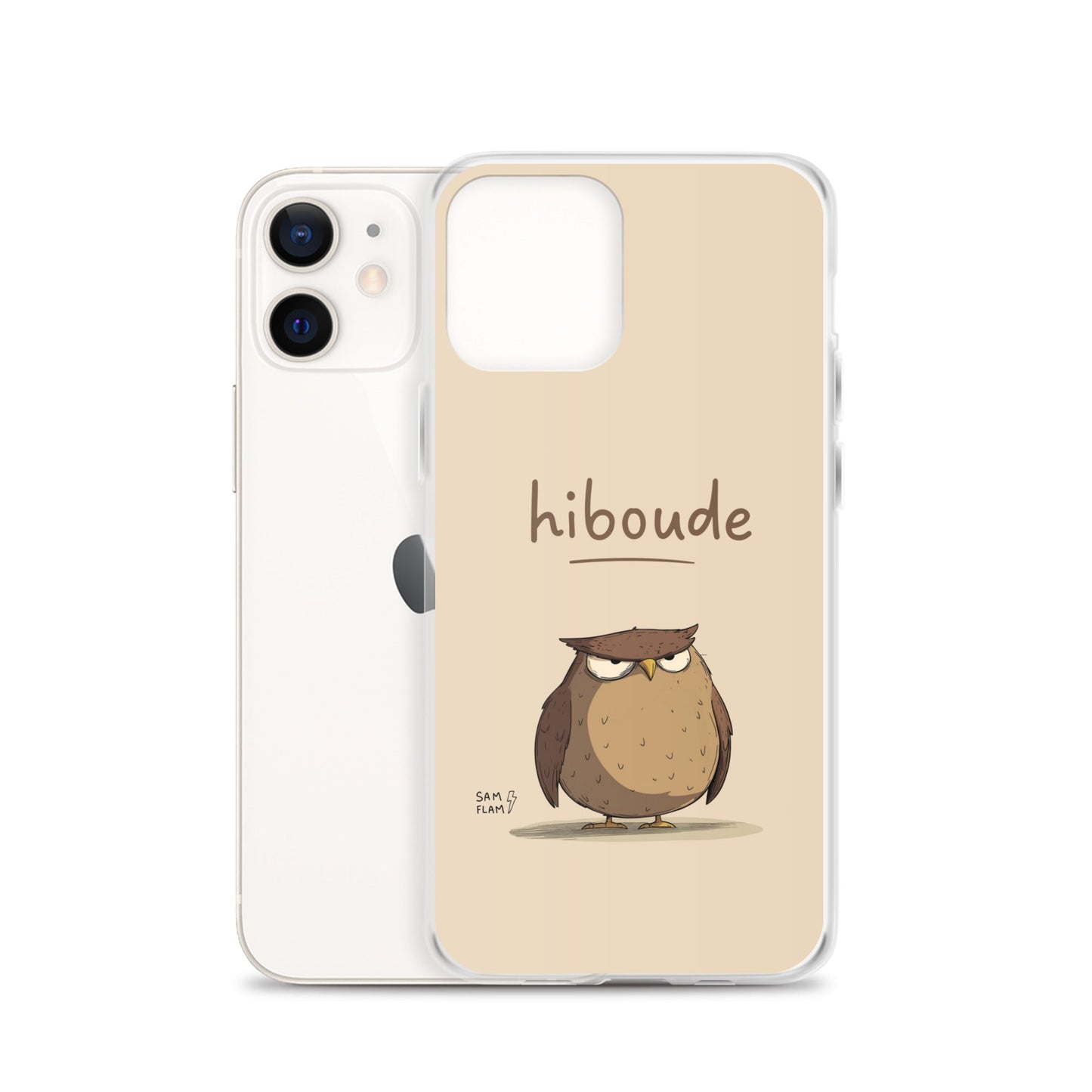 Clear Case for iPhone® "Hiboude" - Sam Flam
