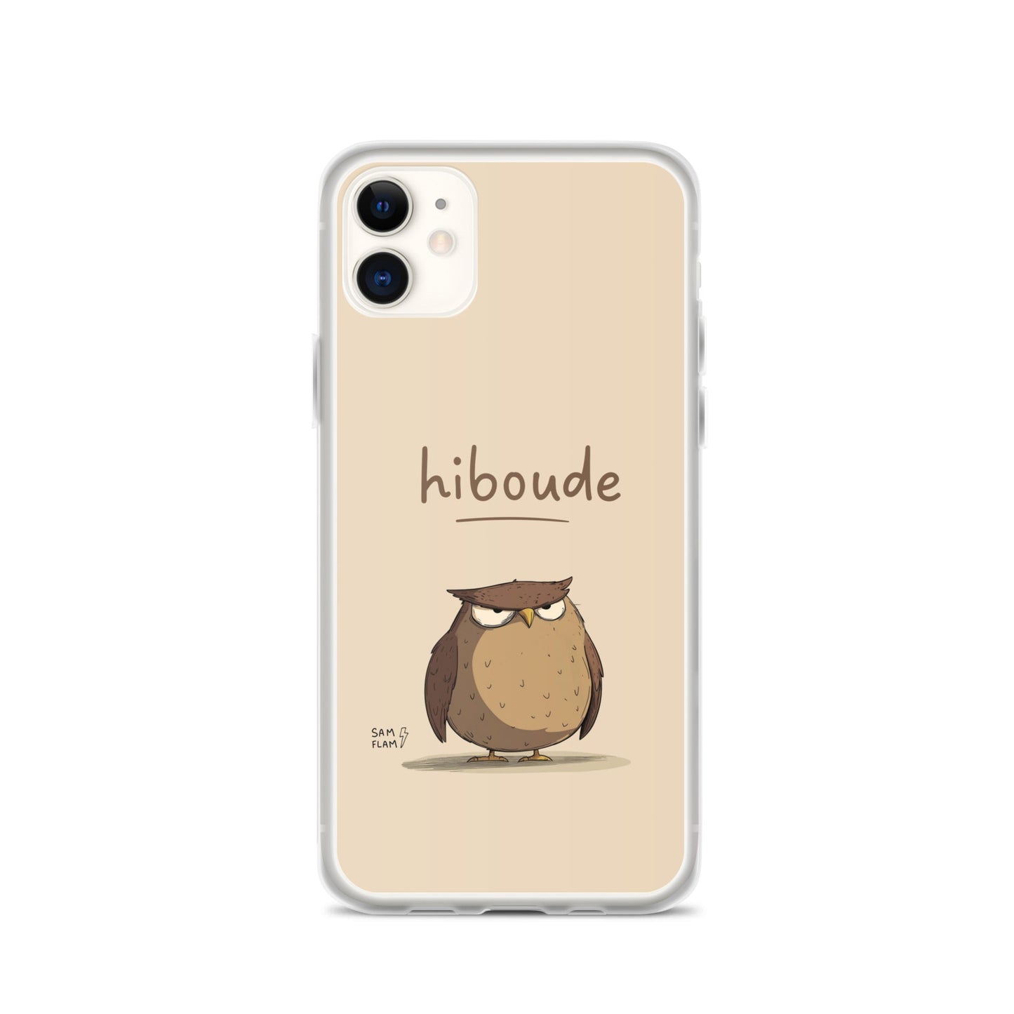 Clear Case for iPhone® "Hiboude" - Sam Flam