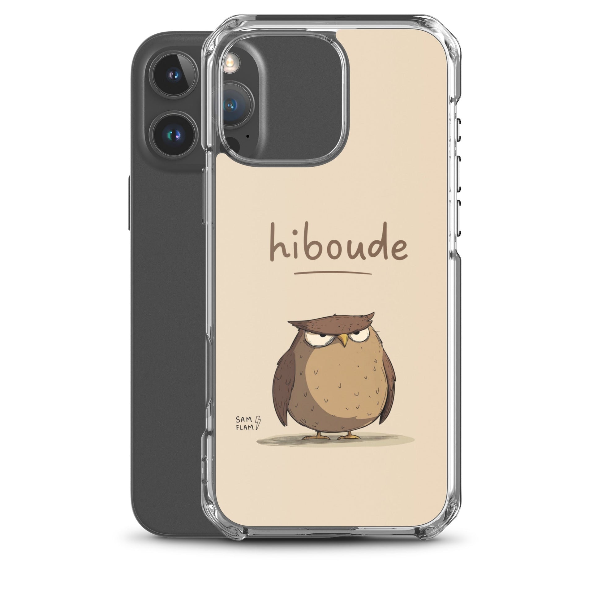 Clear Case for iPhone® "Hiboude" - Sam Flam