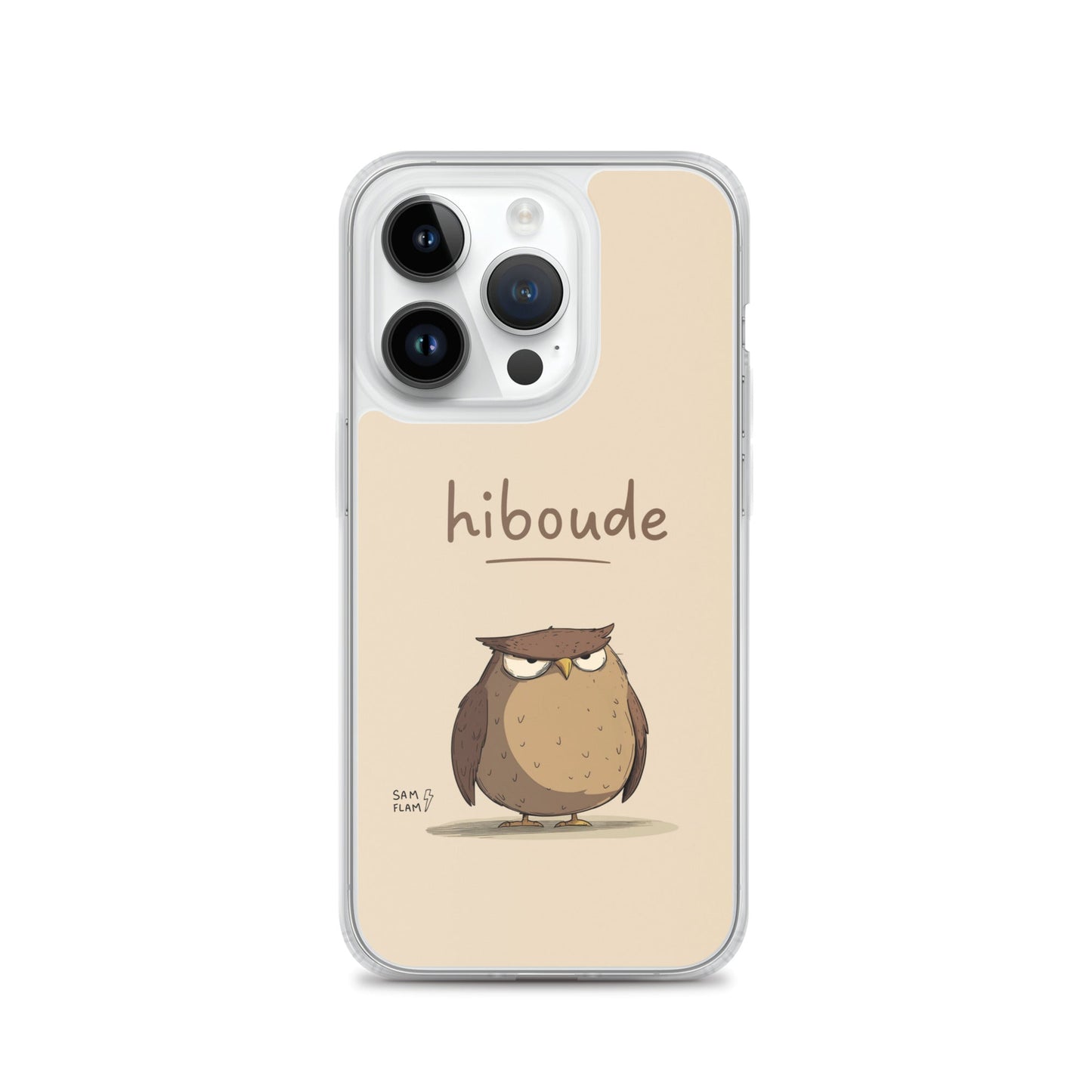 Clear Case for iPhone® "Hiboude" - Sam Flam