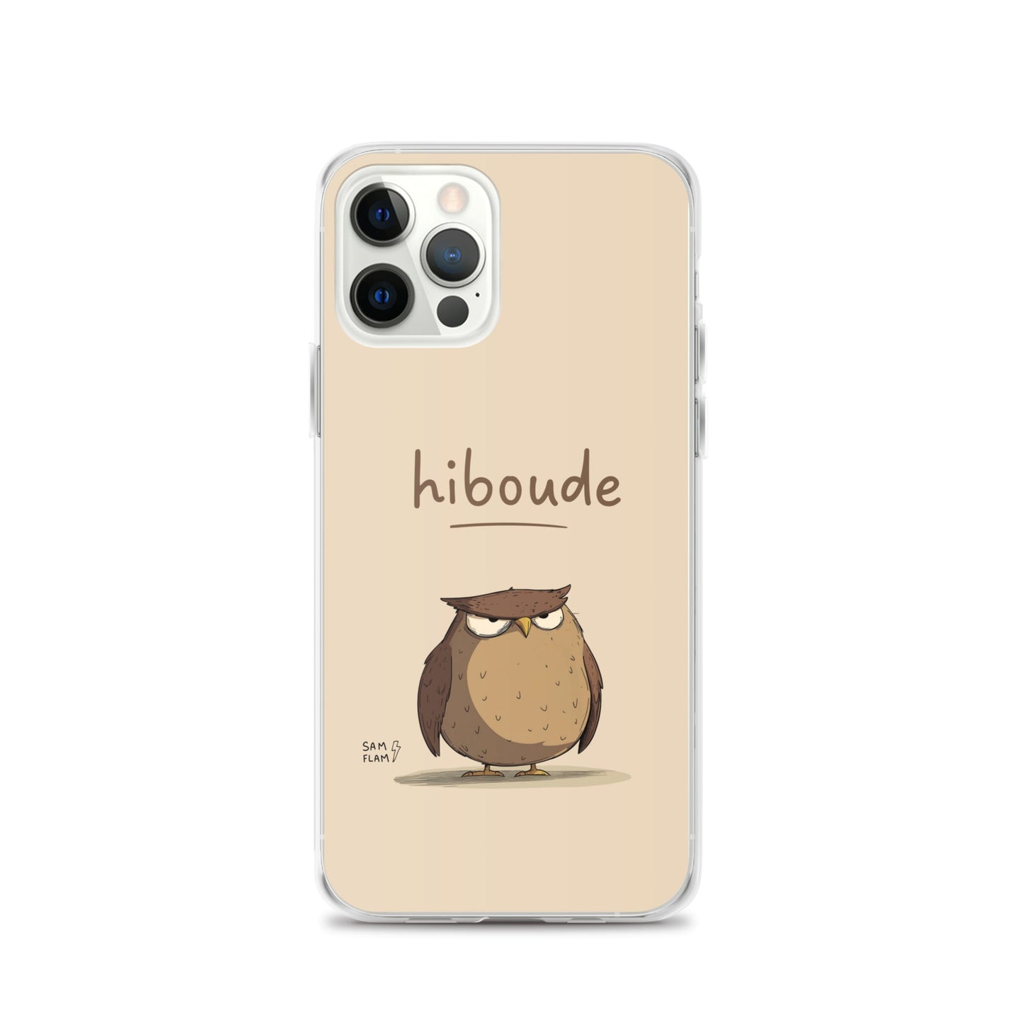 Clear Case for iPhone® "Hiboude" - Sam Flam