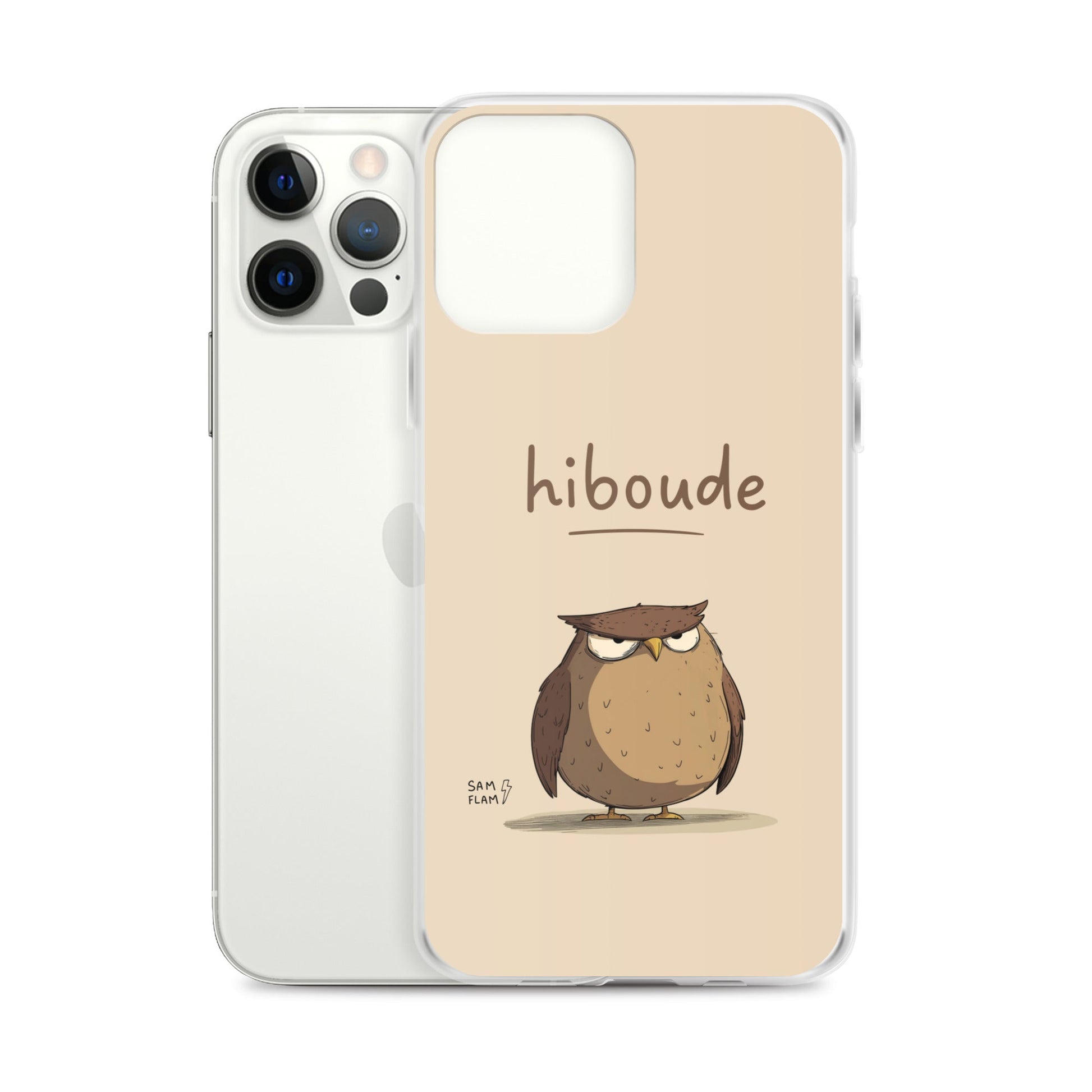 Clear Case for iPhone® "Hiboude" - Sam Flam