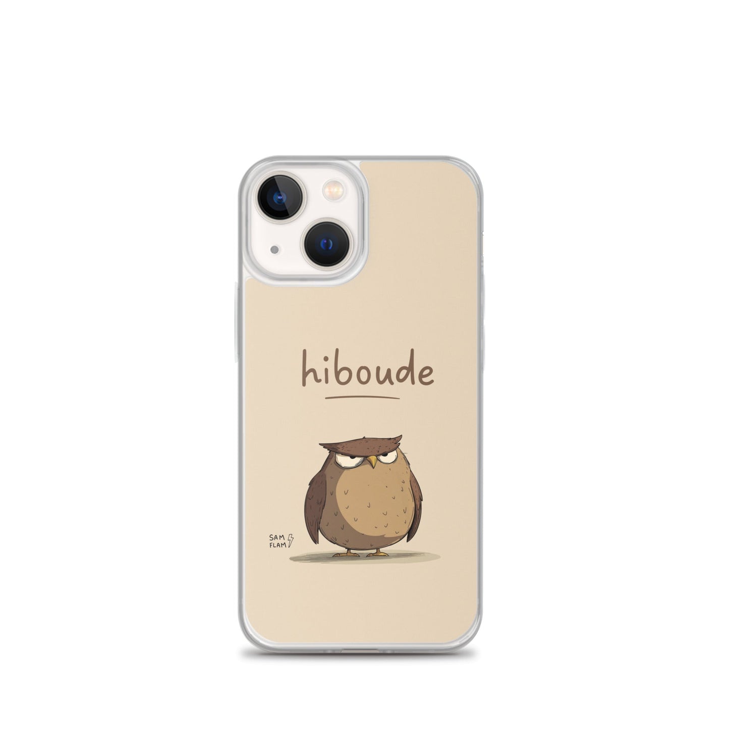 Clear Case for iPhone® "Hiboude" - Sam Flam