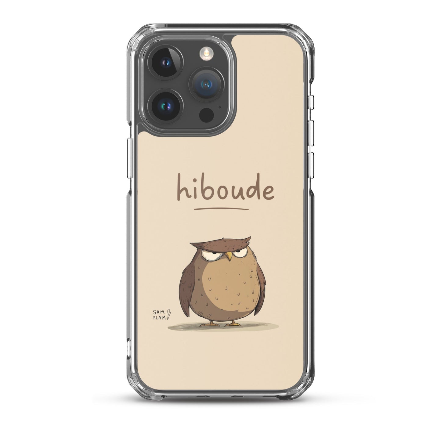 Clear Case for iPhone® "Hiboude" - Sam Flam