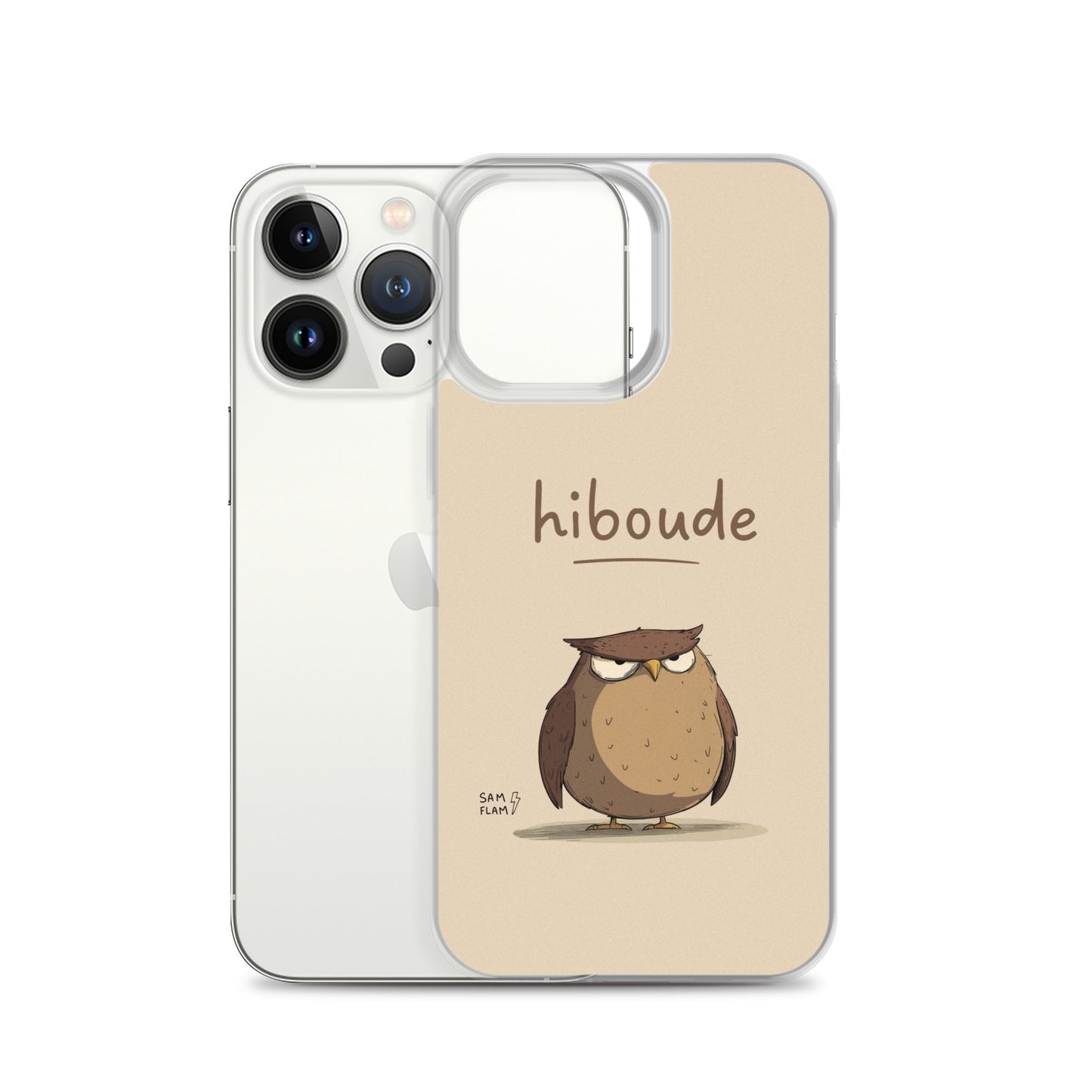 Clear Case for iPhone® "Hiboude" - Sam Flam