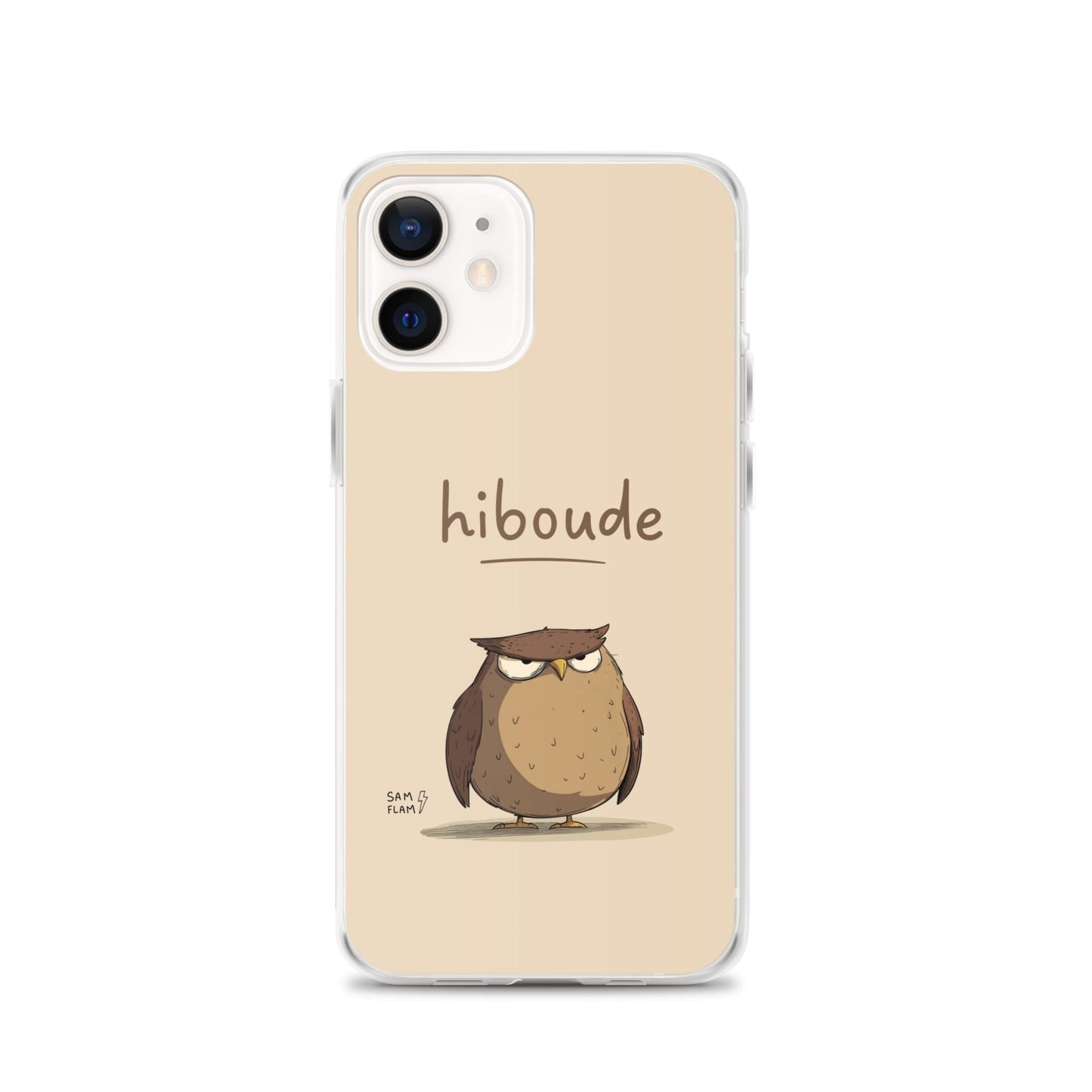 Clear Case for iPhone® "Hiboude" - Sam Flam