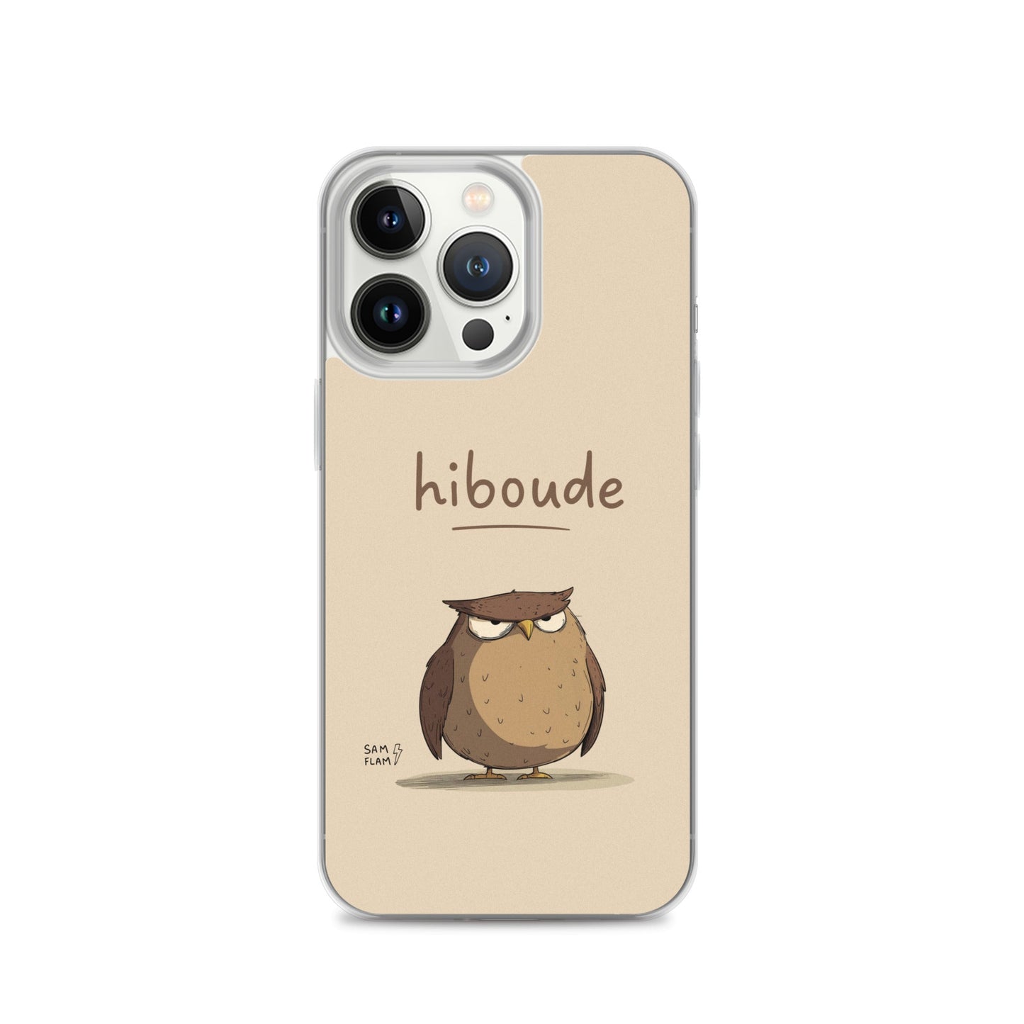 Clear Case for iPhone® "Hiboude" - Sam Flam