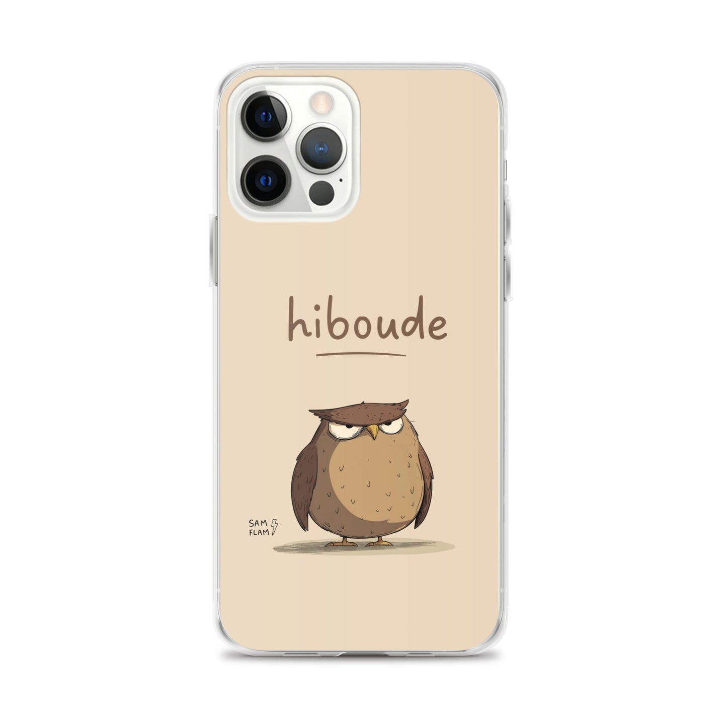 Clear Case for iPhone® "Hiboude" - Sam Flam