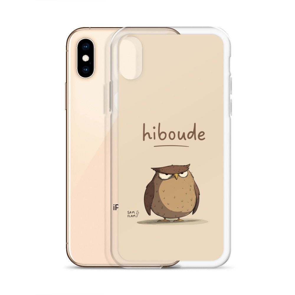 Clear Case for iPhone® "Hiboude" - Sam Flam