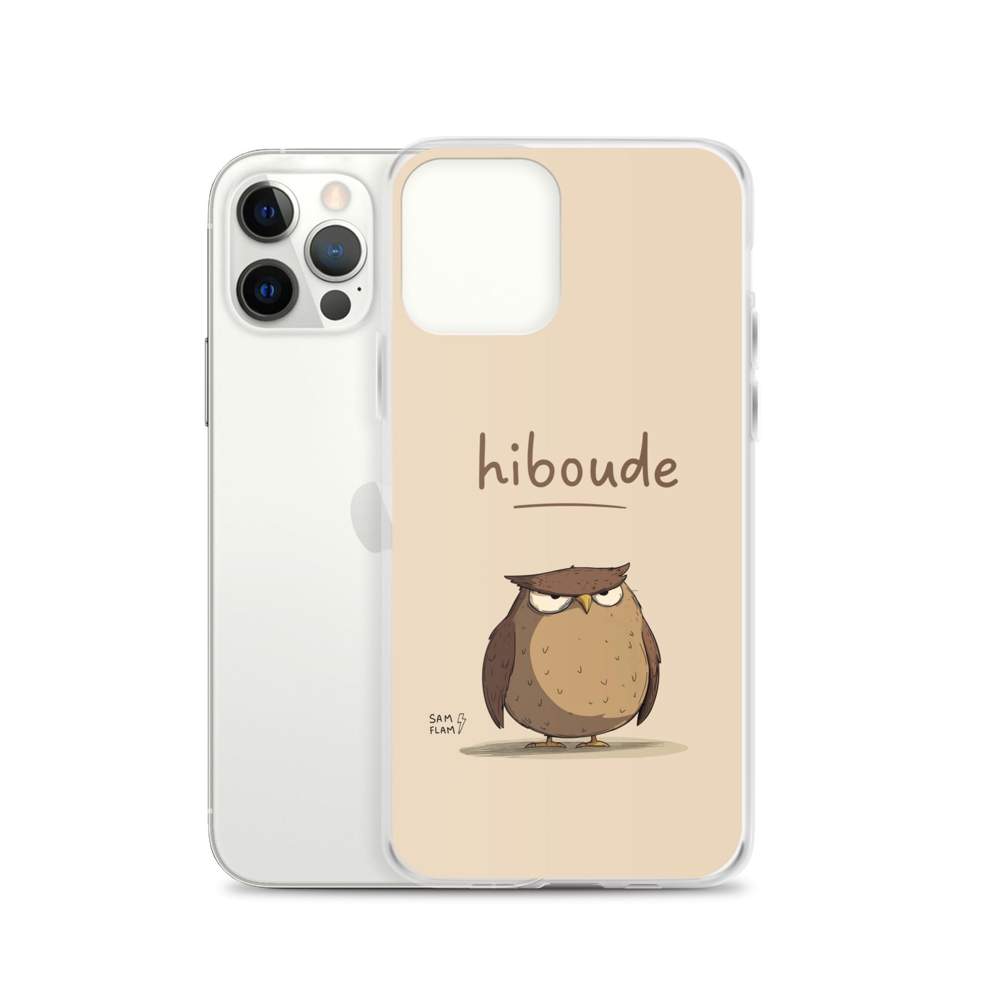 Clear Case for iPhone® "Hiboude" - Sam Flam