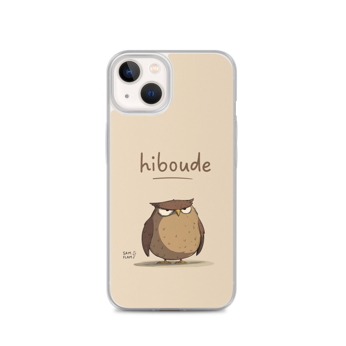 Clear Case for iPhone® "Hiboude" - Sam Flam