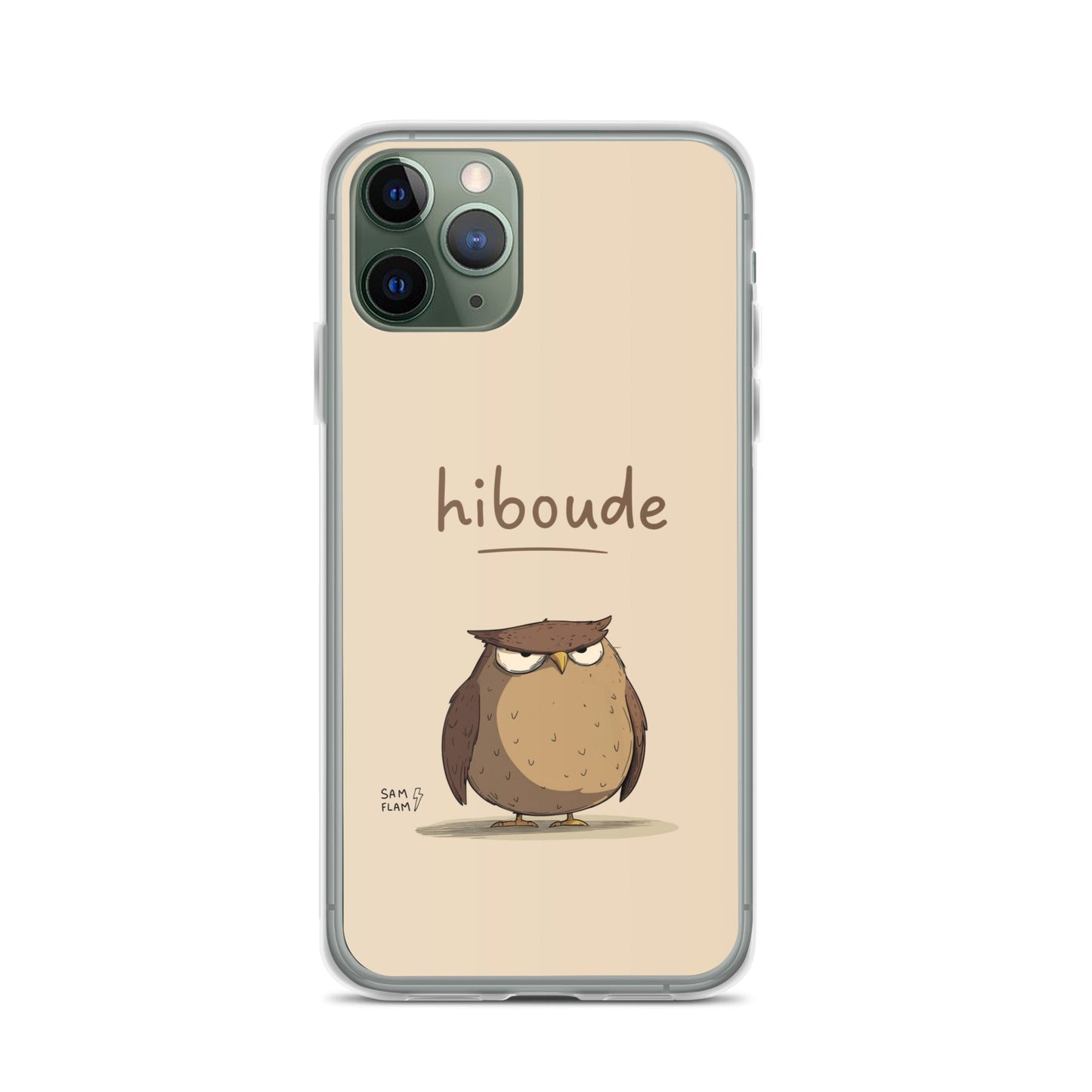 Clear Case for iPhone® "Hiboude" - Sam Flam