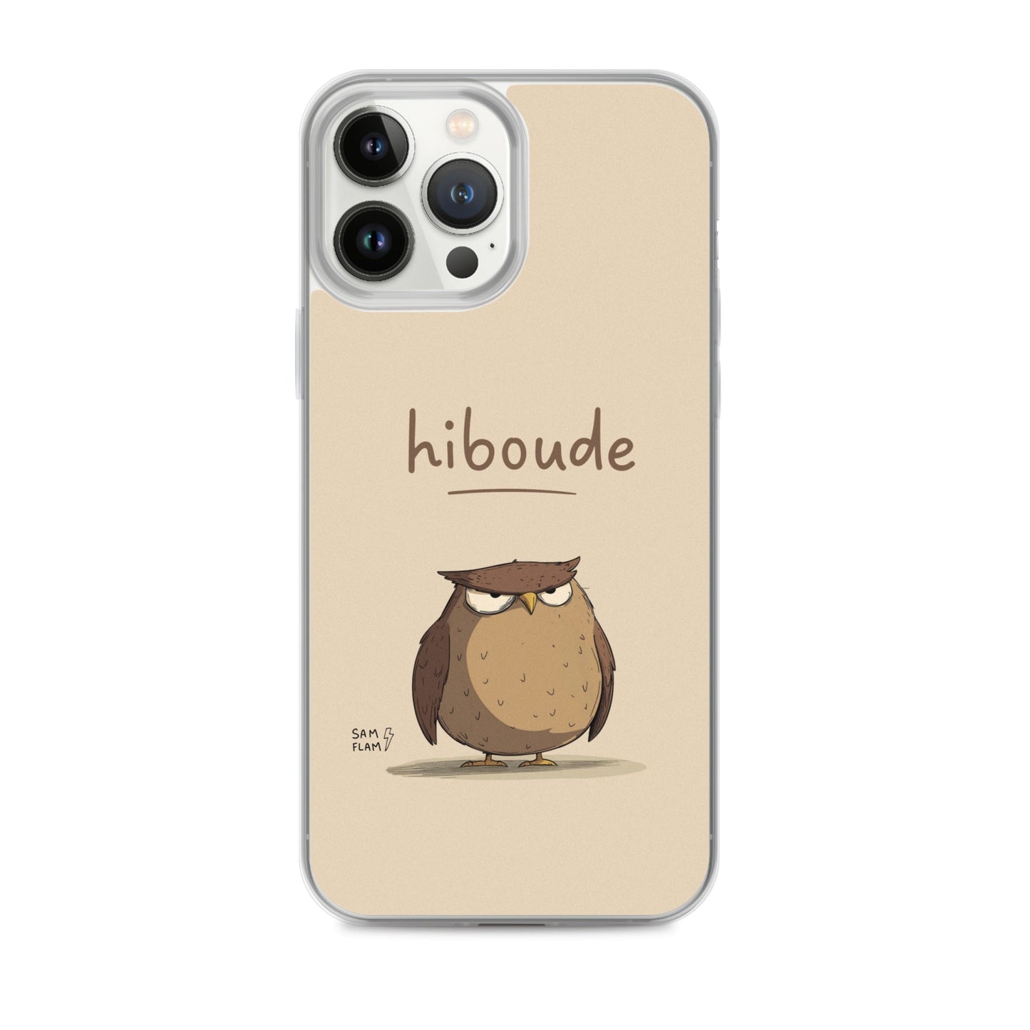 Clear Case for iPhone® "Hiboude" - Sam Flam