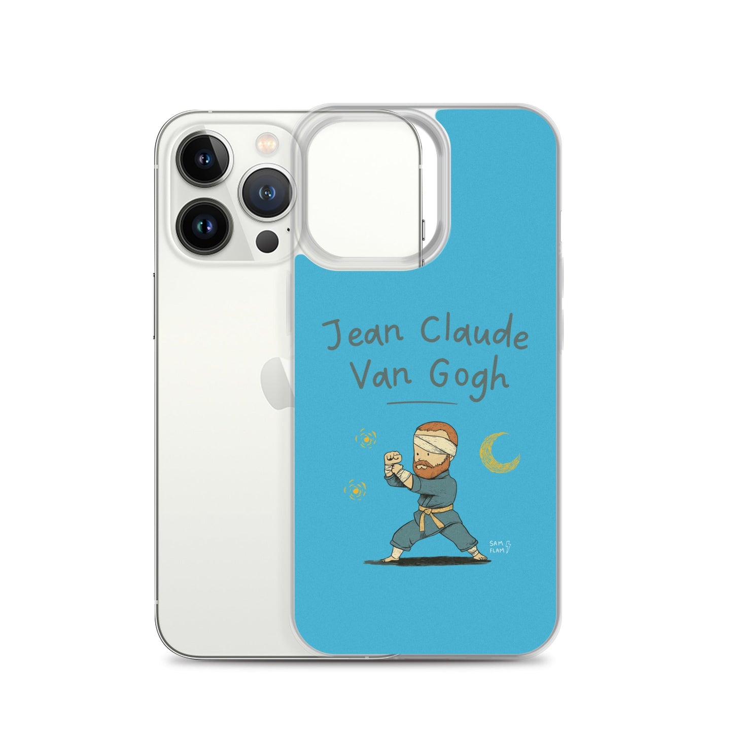 Clear Case for iPhone® "Jean claude" - Sam Flam