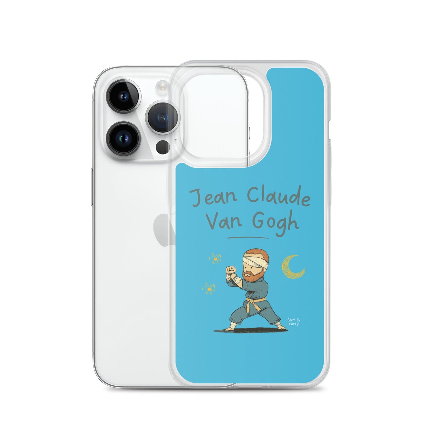 Clear Case for iPhone® "Jean claude" - Sam Flam