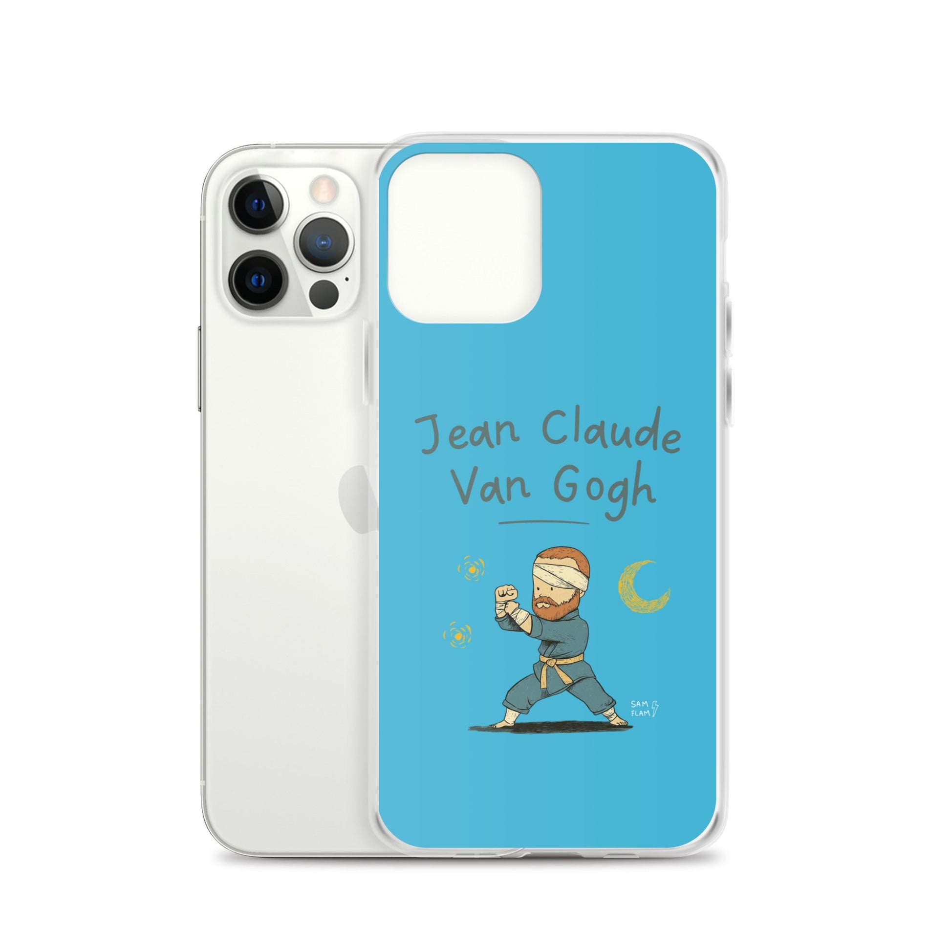 Clear Case for iPhone® "Jean claude" - Sam Flam