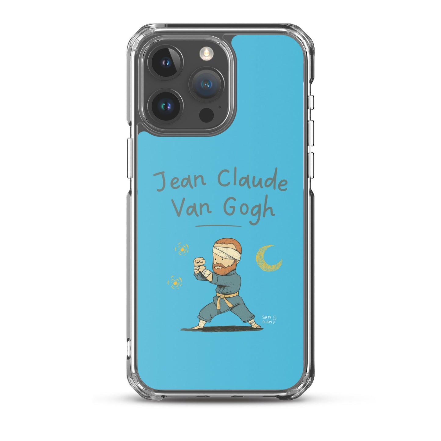 Clear Case for iPhone® "Jean claude" - Sam Flam