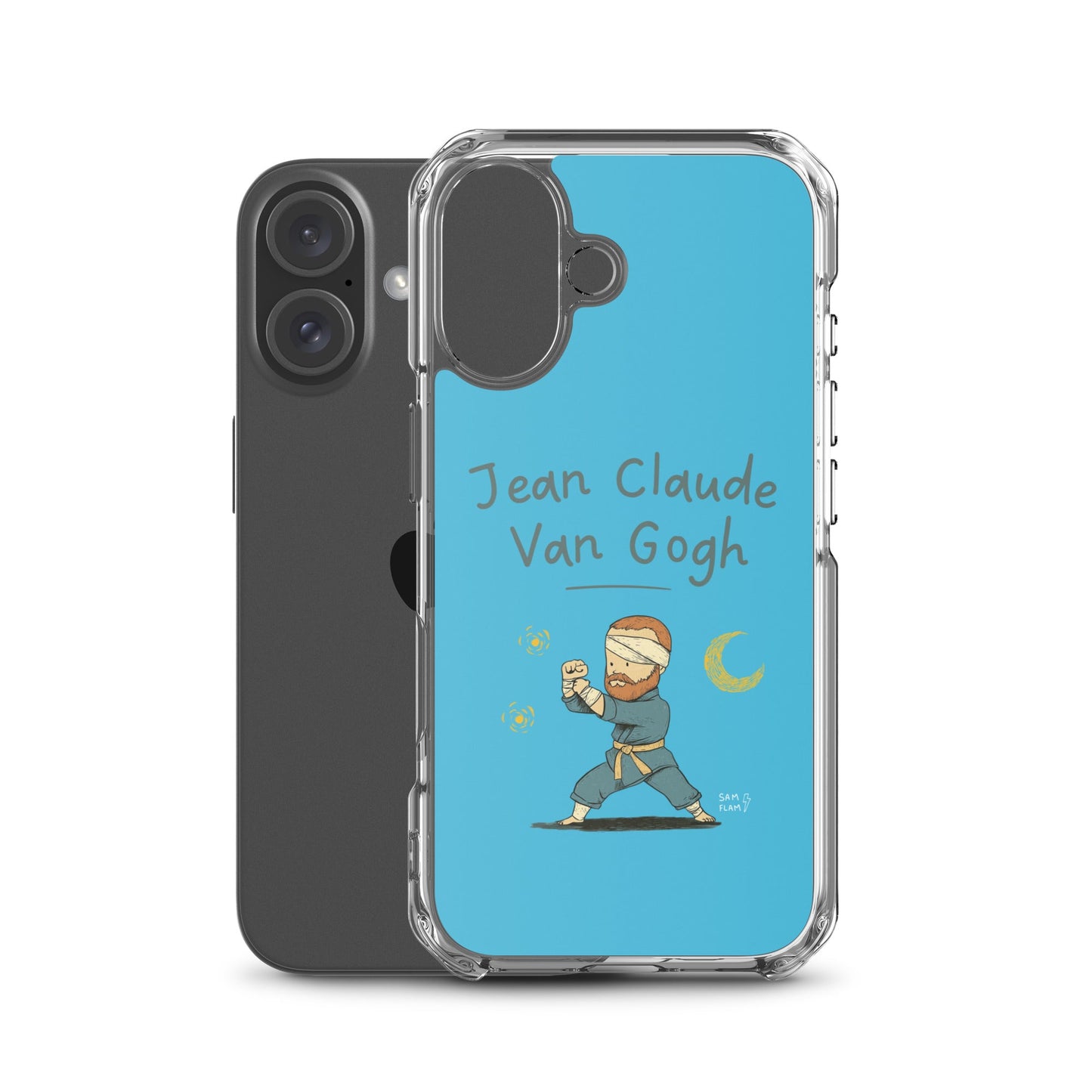 Clear Case for iPhone® "Jean claude" - Sam Flam