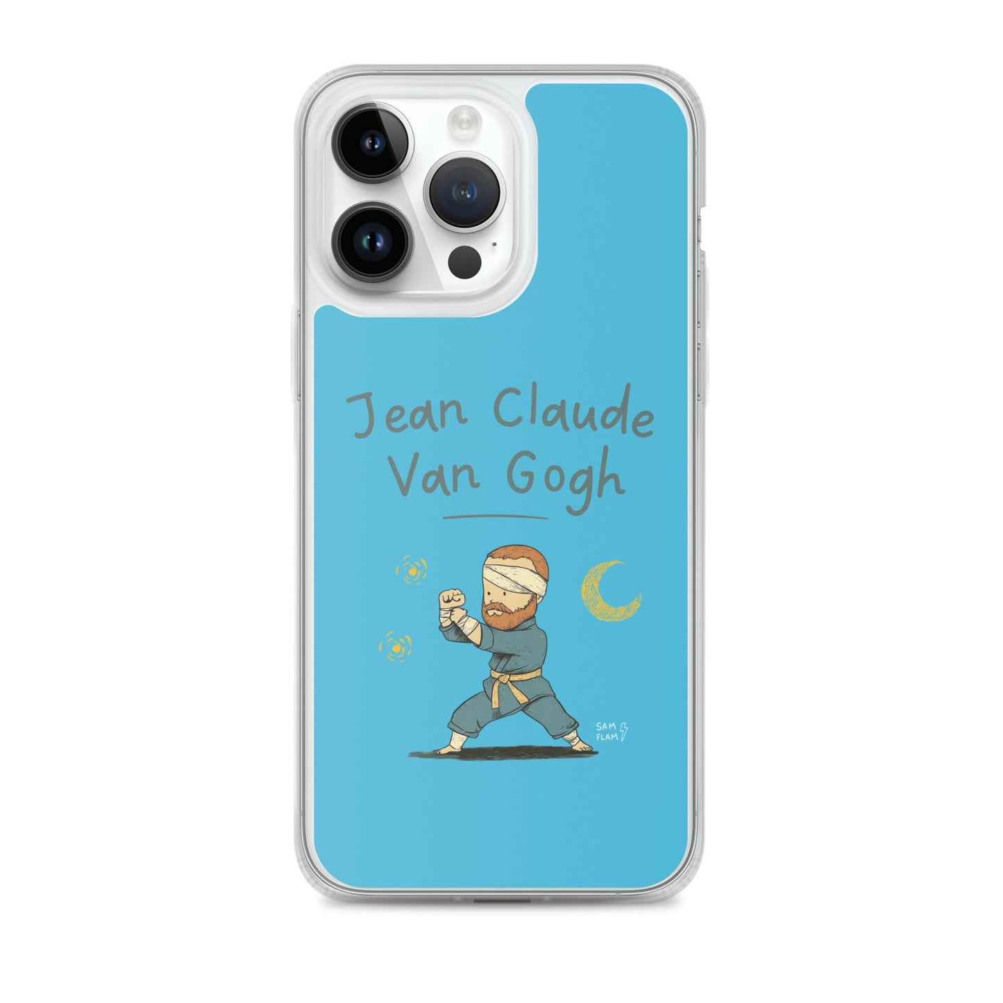 Clear Case for iPhone® "Jean claude" - Sam Flam