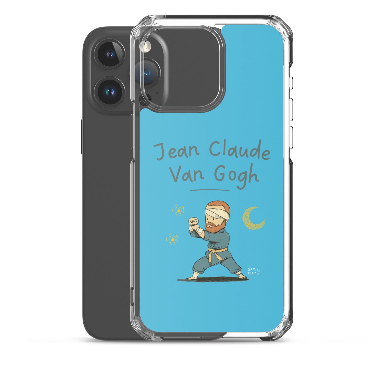 Clear Case for iPhone® "Jean claude" - Sam Flam