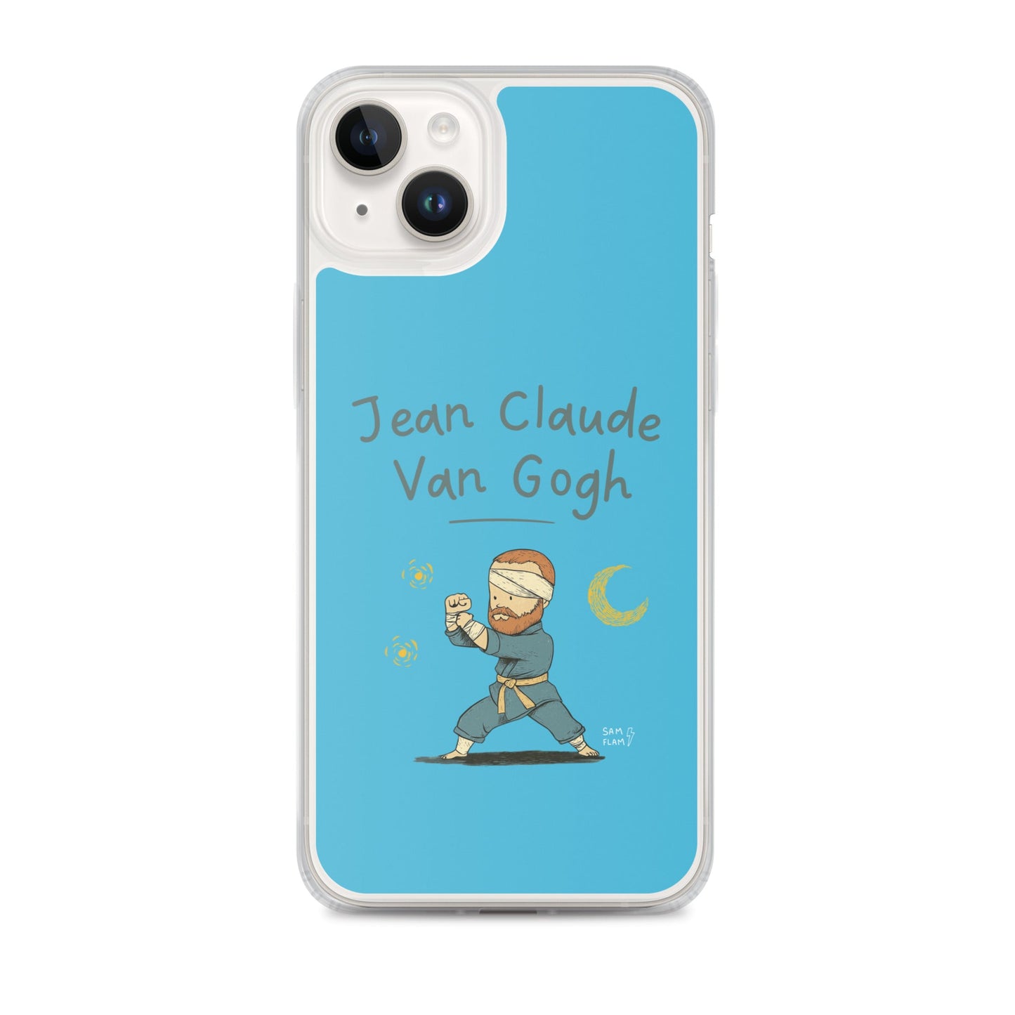 Clear Case for iPhone® "Jean claude" - Sam Flam