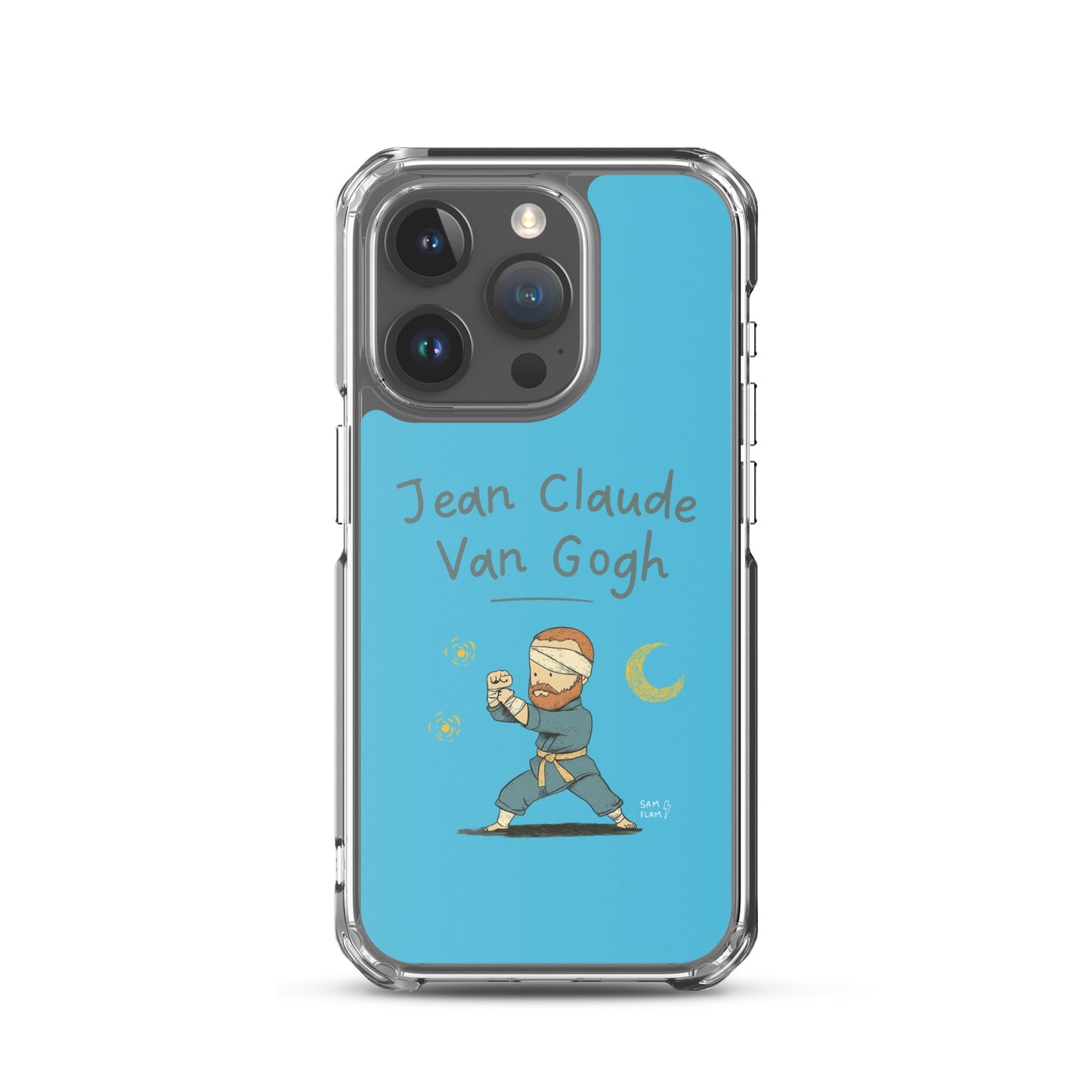 Clear Case for iPhone® "Jean claude" - Sam Flam