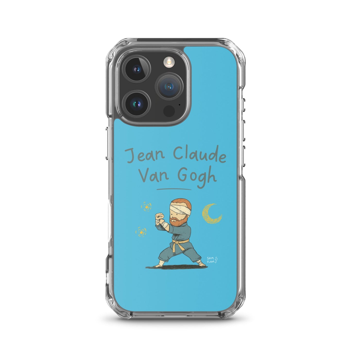 Clear Case for iPhone® "Jean claude" - Sam Flam